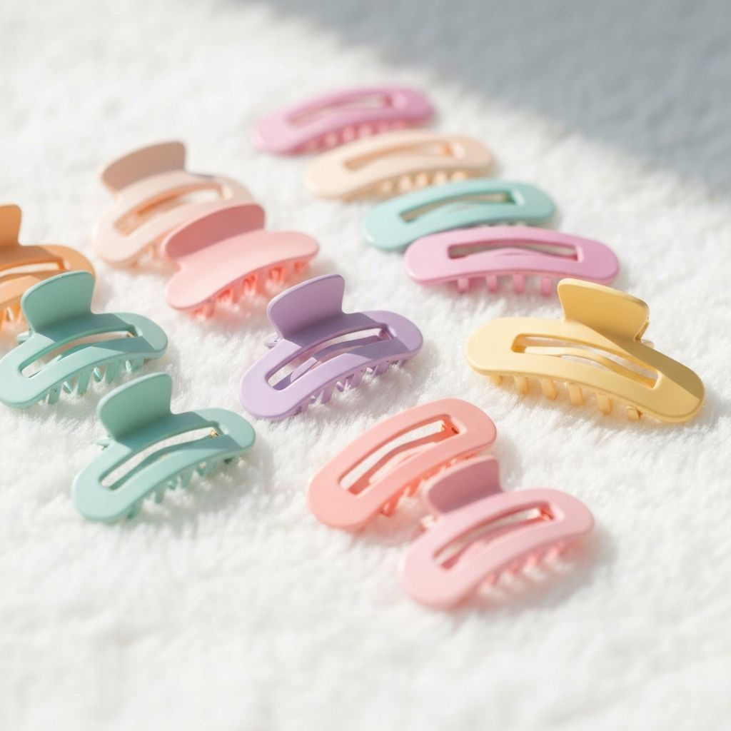 Pastel Hair Clips